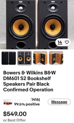 BOWERS & WILKIN Bookshelf Speakers