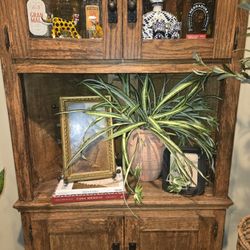 24in Realistic Look, Faux Spider Plant Bush Greenery 