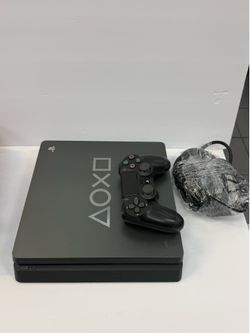Sony PlayStation 4 ps4 slim 1tb days of play special edition video game system console steel black