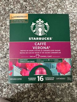 Starbucks Nespresso pods Caffé Verona