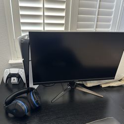 Ps5 and Monitor 