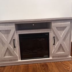 Fireplace TV stand 