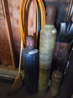 Oxygen Acetylene Tanks.