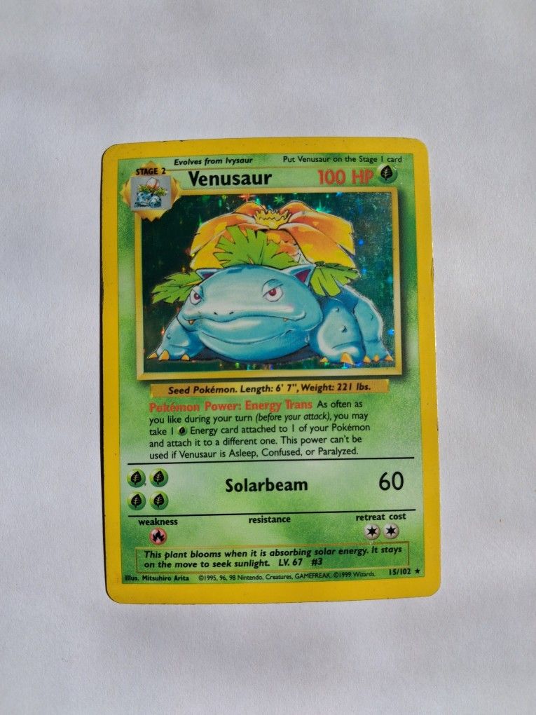 Pokemon Venusaur Base Set