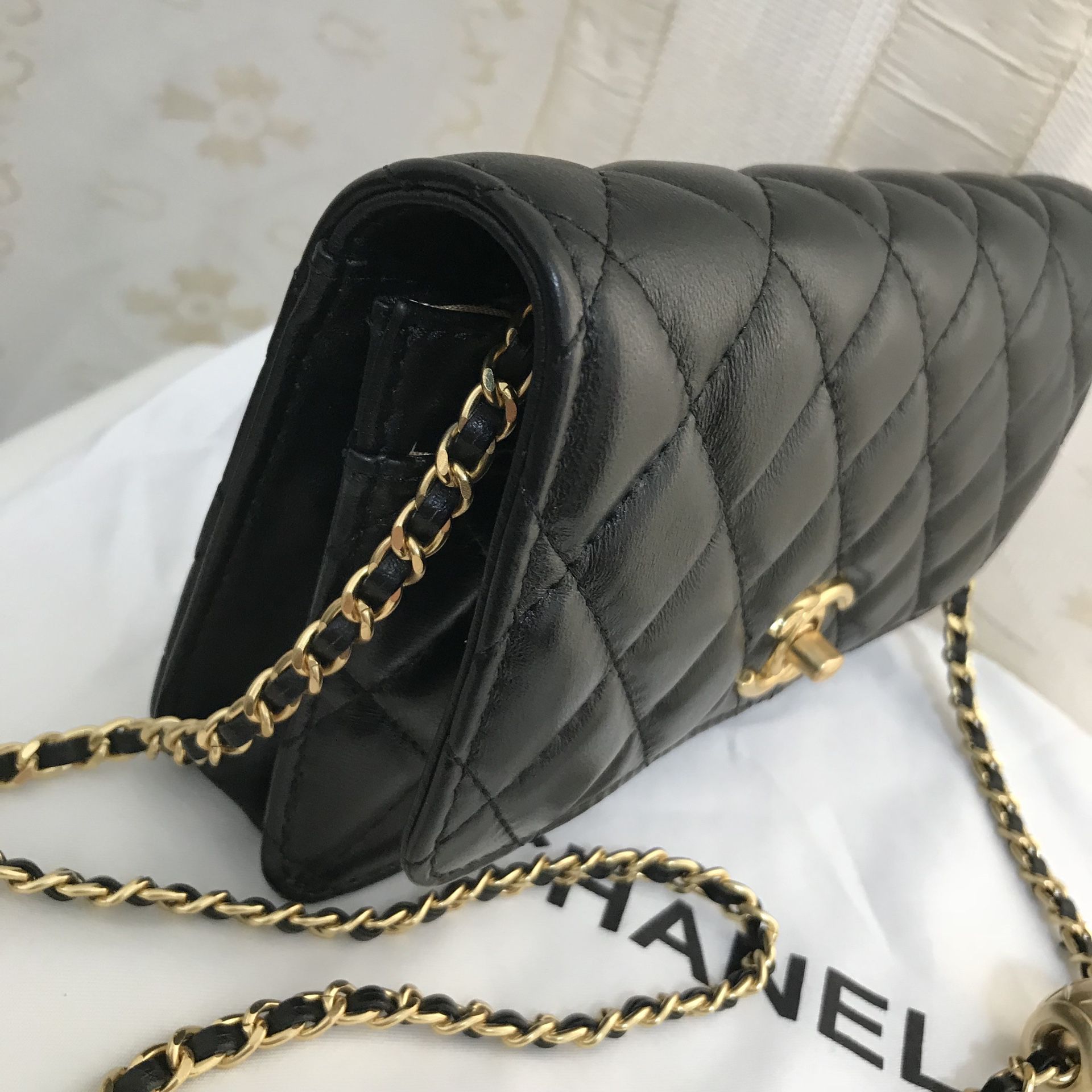 Chanel bag classic paragraph small gold ball chain bag shoulder