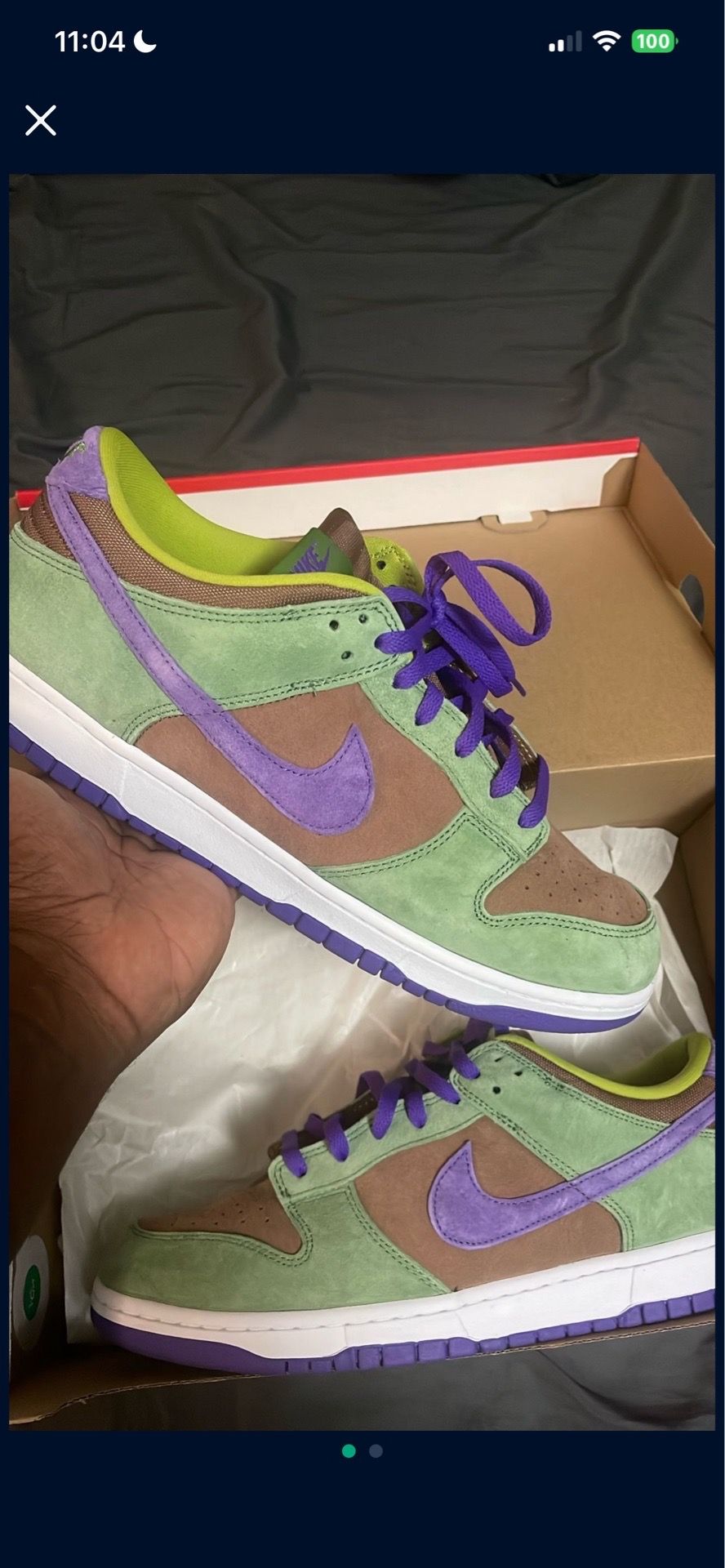 Nike dunk “Veneer” Size 13
