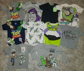 Disney toy story shirts 2/3t  bundle