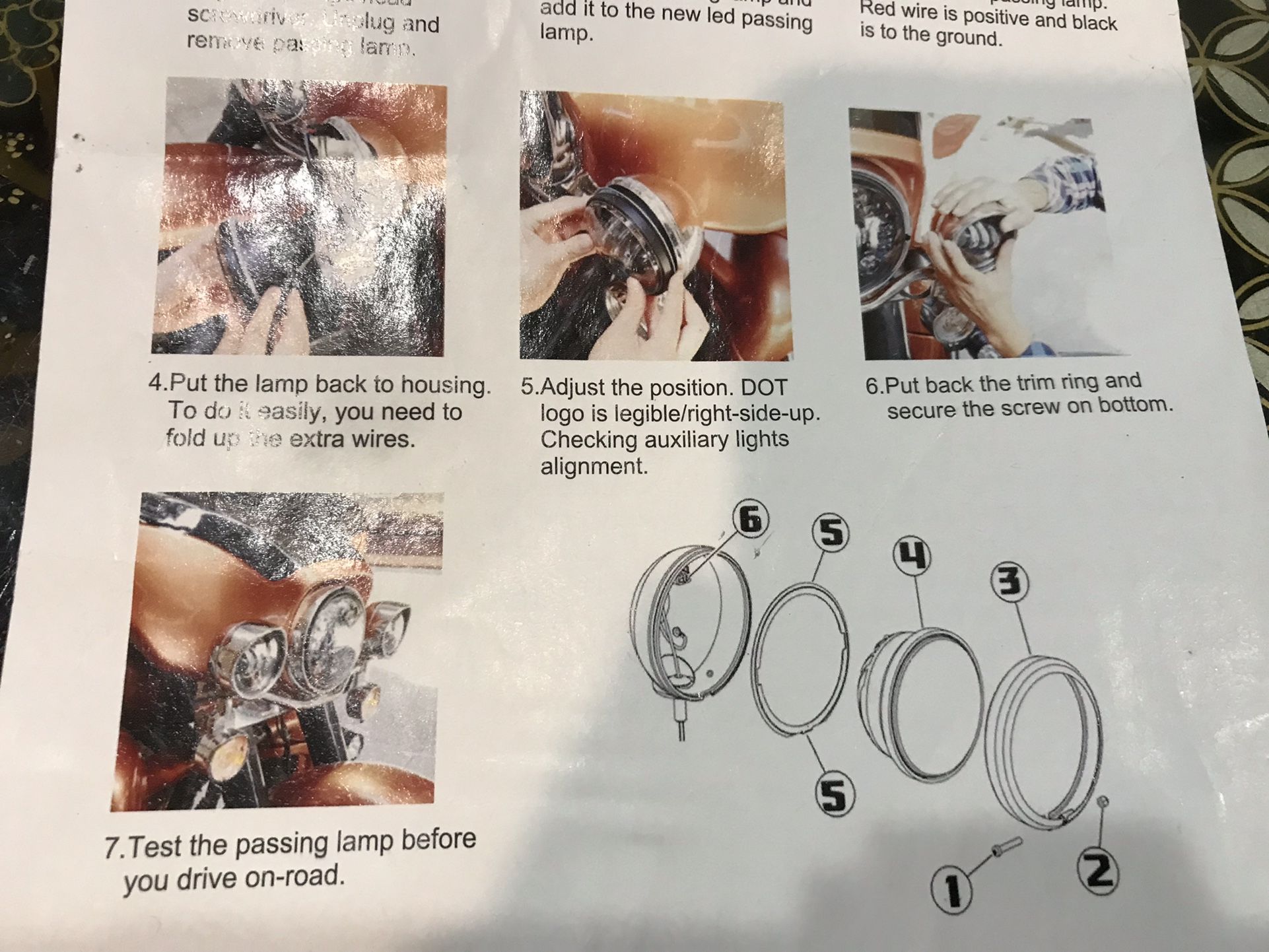 Motorcycle Halo LED Lamps
