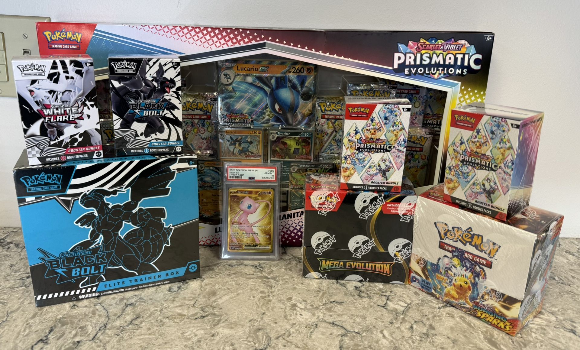 Pokemon Sealed Lot + PSA 10 Mew