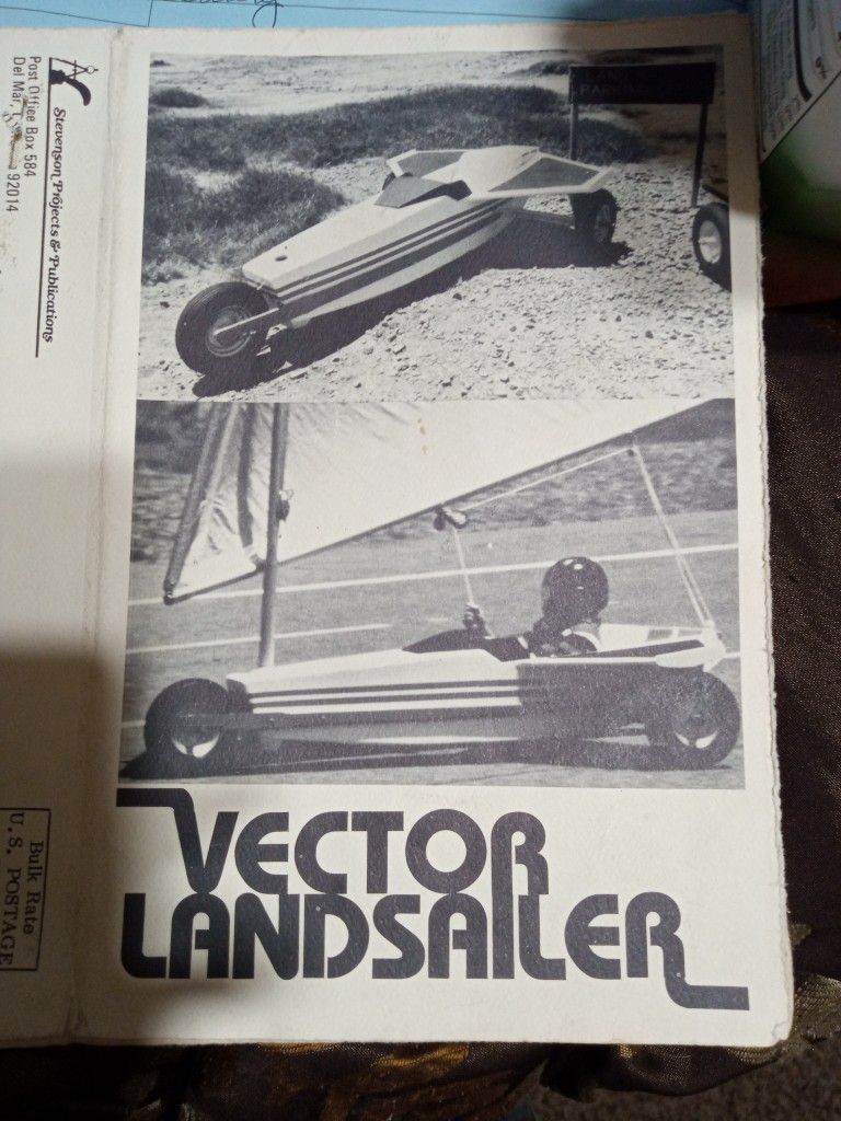 Vector Landsailer With  Sail