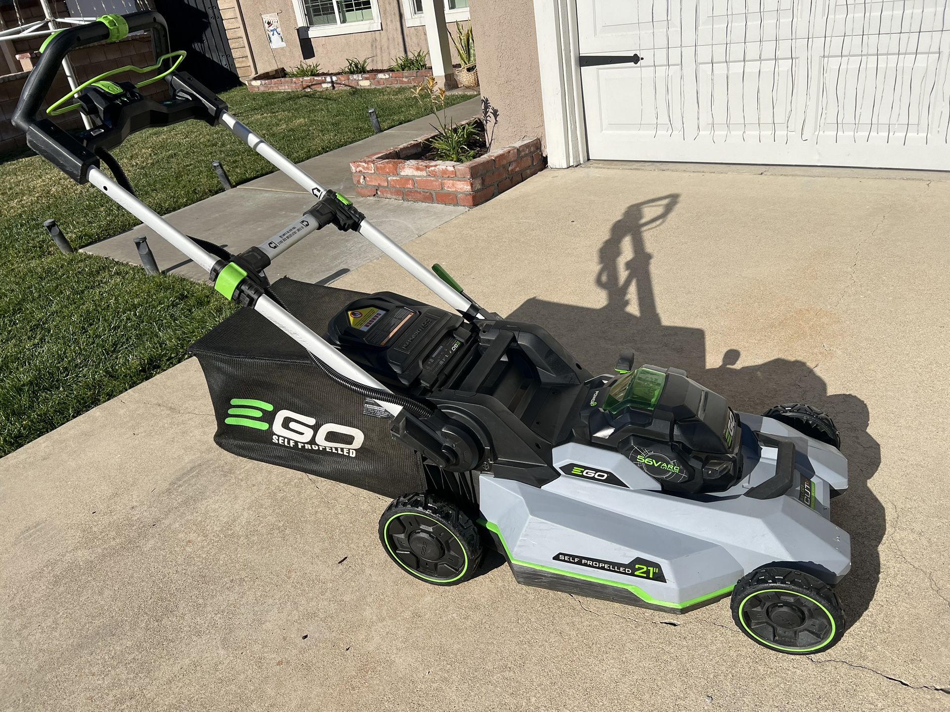 Ego Lm2156sp Select Cut 56in Self Propelled Electric Lawn Mower 10ah Battery And Rapid Charger