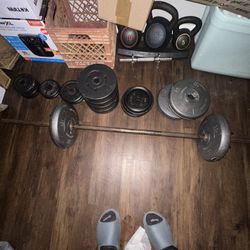 iron bar weight set
