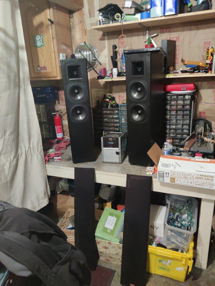 Klipsch Synergy S-f 2 Speaker System Both Are 100 Watts Max