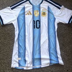 S M L XL XXL Messi Argentina World Cup Jersey