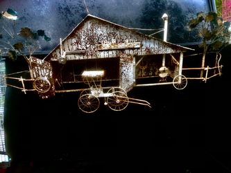 Wall Sculpture Blacksmith Shop  By C. Here