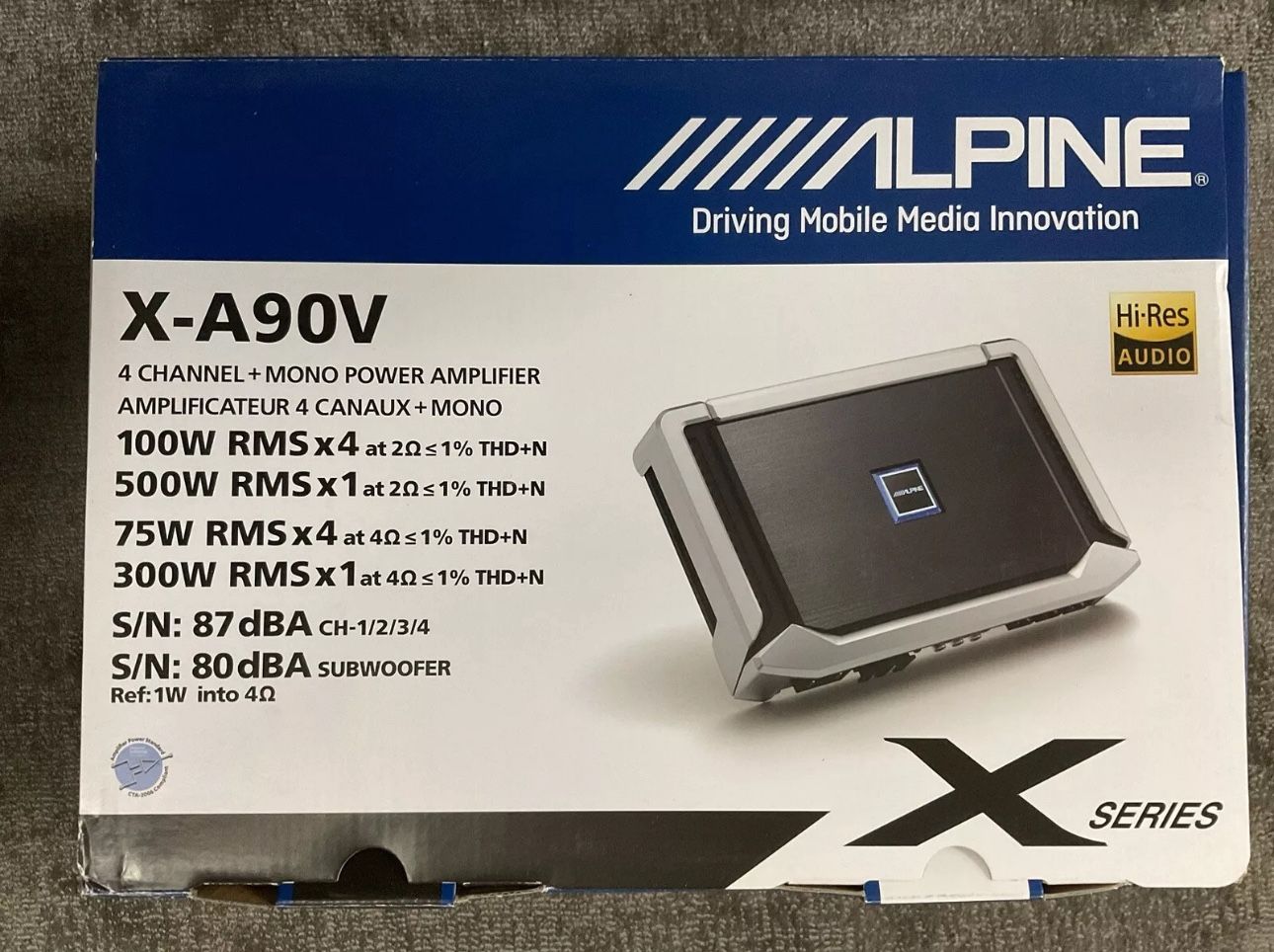Alpine X-A90V 5-Channel Amplifier