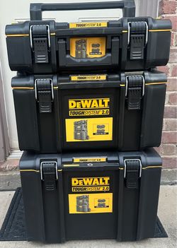 $215- DeWalt ToughSystem 2.0 Tool Box Set (3 Pieces)