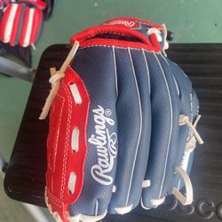 Kids Rawhide Left Handed Players Series Gloves 