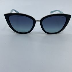 $500 Tiffany & Co Sunglasses TF4152  Black / Blue Gradient Lens