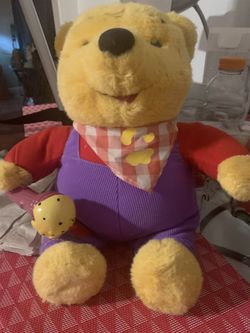 1999 Mattel inc Disney’s Winnie the Pooh interactive vintage plush