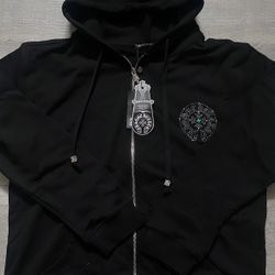 Chrome Hearts Zip-Up Hoodie 