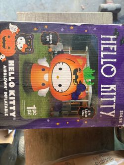 Halloween hello kitty inflatable
