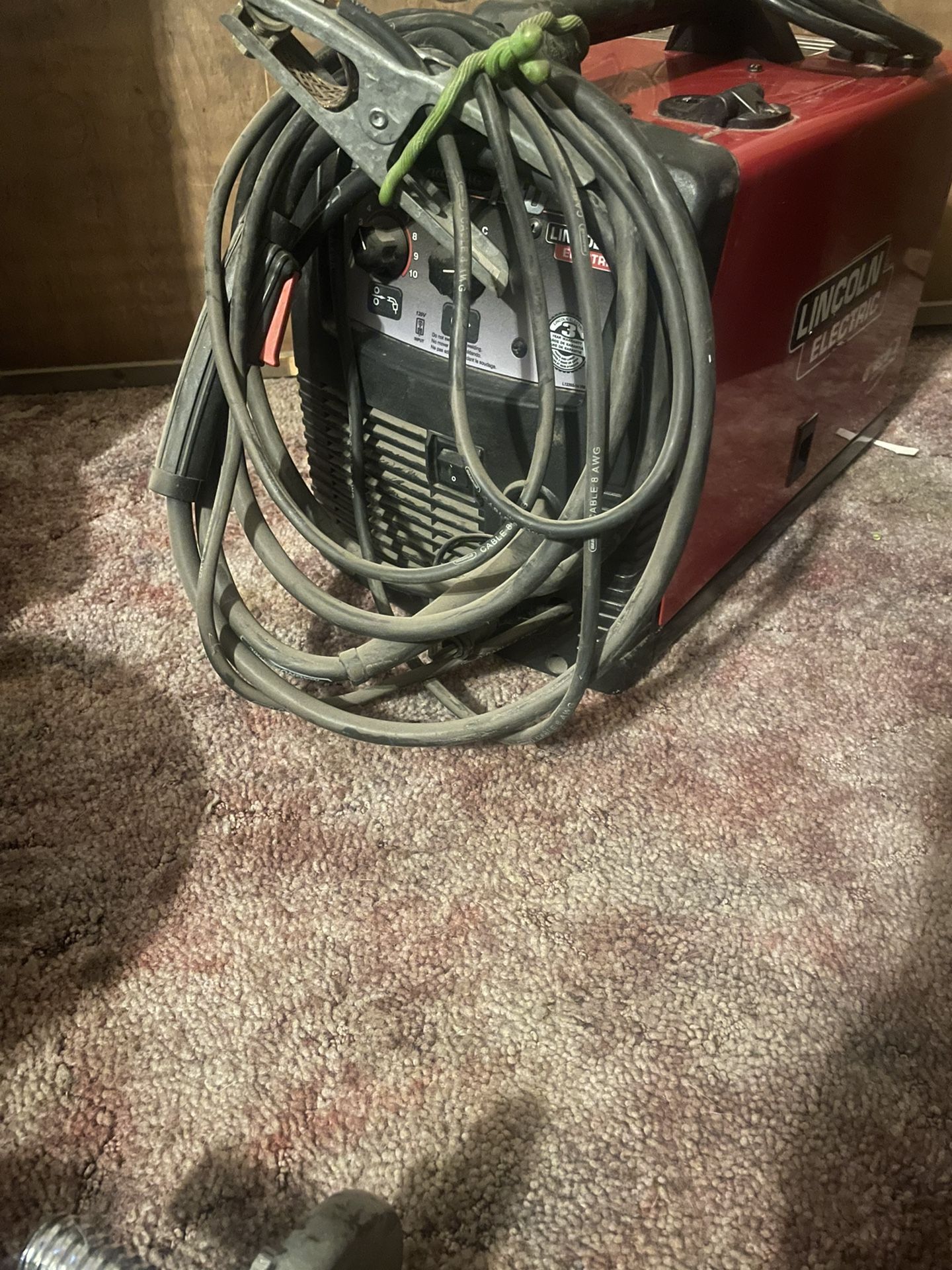Lincoln Electric Easy MIG 180 FluxCored/MIG Welder — Transformer, 230V