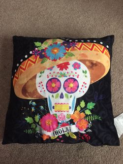 DÃa de los Muertos throw pillow