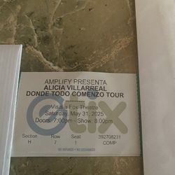 Alicia Villarreal Donde Todo Comenzó Tour