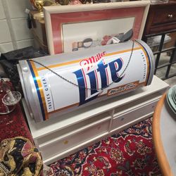 Miller Lite Pool Table Light 