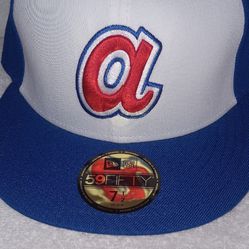 Atlanta Braves New Era MLB Cooperstown Fitted Hat 7 1/2 