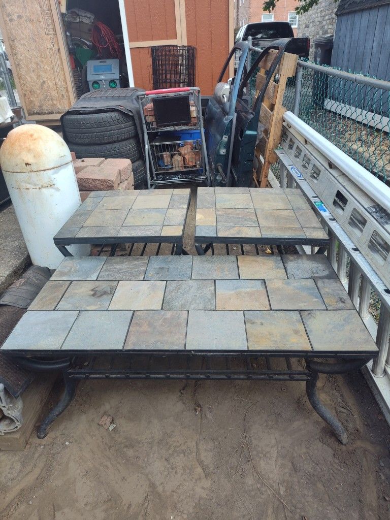 TABLES SLATE TOPS