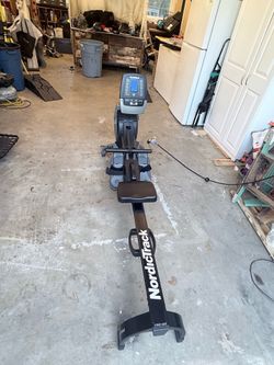 Nordic track rower