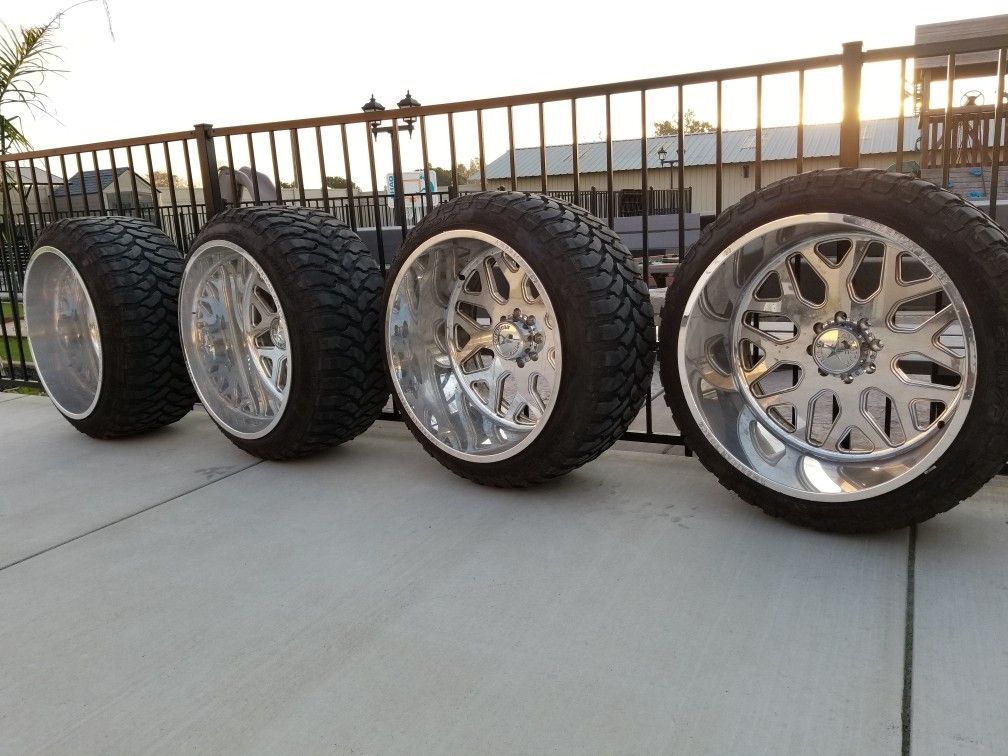 26X16 American Force 37" RBP Tires