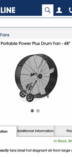 Industrial Fan 46”