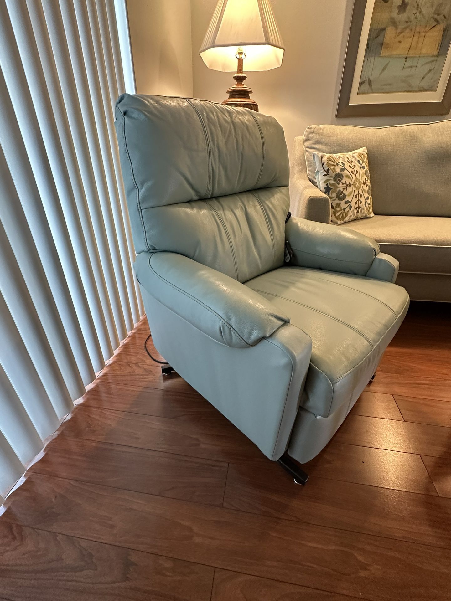 Lift/Recliner Chair - Leather and Fully Electric 