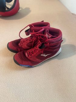Everlast Boxing Shoes High-Top Red