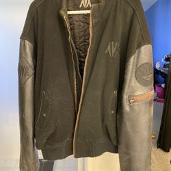 Avirex Leather/Wool Flight Jacket 