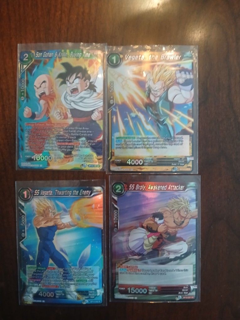 Bandai Holos Dragon Ball Super Game Cards