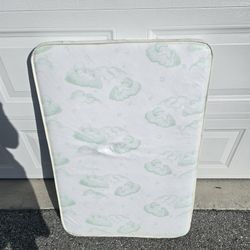 Baby Crib Mattress with Cloud and Baby Design
