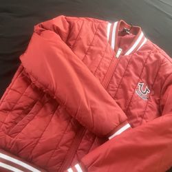 HS LOGO QUILTED BOMBER JACKET