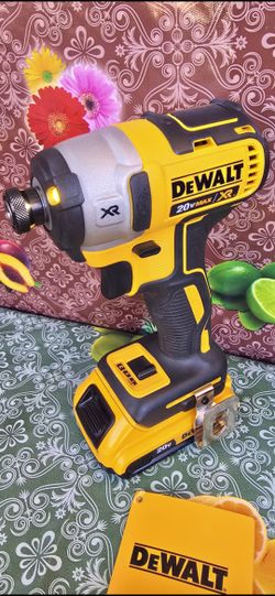     DEWALT 
20-VOLT MAX XR LITHIUM-ION BRUSHLESS CORDLESS  3-SPEED  1/4 IN. HEX  IMPACT DRIVER  WITH  (1)2.0AH BATTERY 