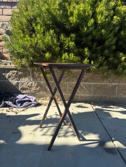Folding Wood TV Tray Table