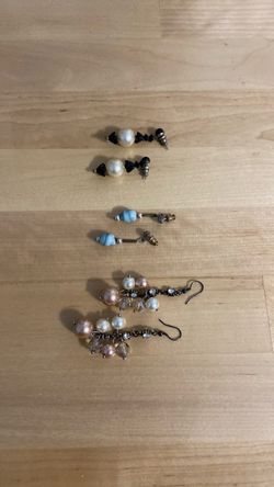 Beaded earrings 3 sets for $13