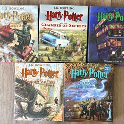 Harry Potter Illustrated Edition (Books 1-5)