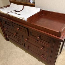Pottery Barn Kids Dresser & Nightstand w/changing table topper