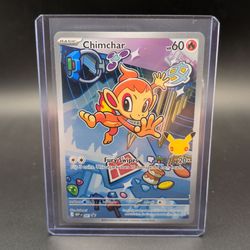 First Partner Illustration Chimchar Promo Full Art Holo 041 Pokémon TCG