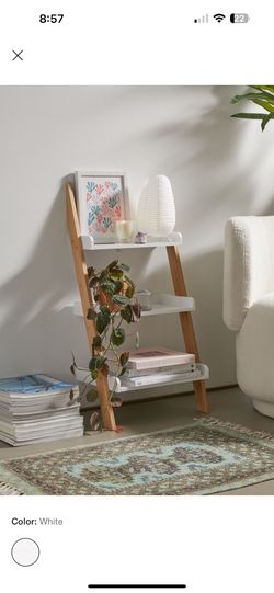 3 Tier Leaning Ladder Shelf
