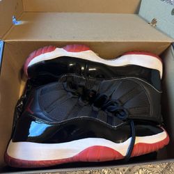 Jordan Air Jordan 11 Retro Bred Black/Red Patent Leather 378037-061