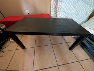 Black coffee table